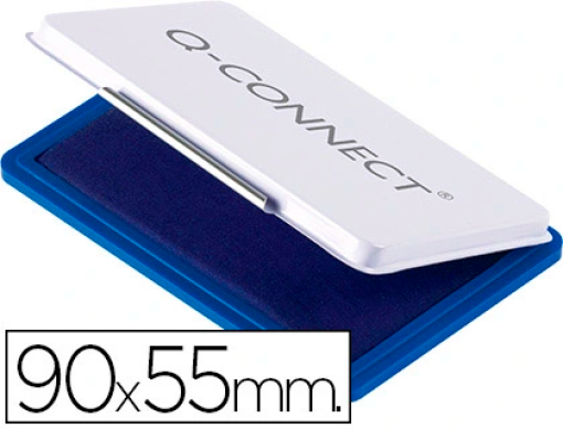 Almofada Para Carimbo Q-Connect 90x55mm Azul (KF16313)