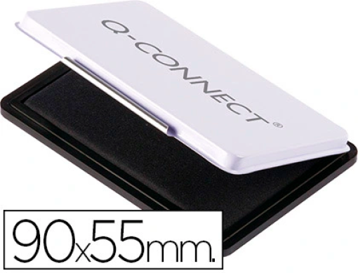 Almofada para Carimbo Q-Connect 90x55 mm Preto (KF16315)