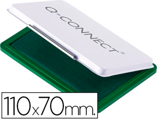 Almofada Para Carimbo Q-Connect 110x70mm Verde (KF25210)