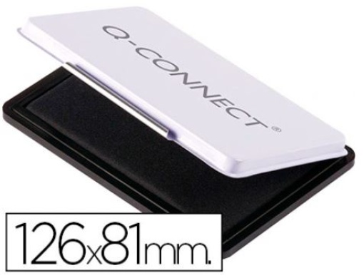 Almofada Para Carimbo Q-Connect 126x81mm Preta (KF15440)