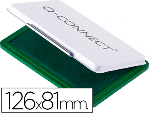 Almofada Para Carimbo Q-Connect 126x81mm Verde (KF15439)