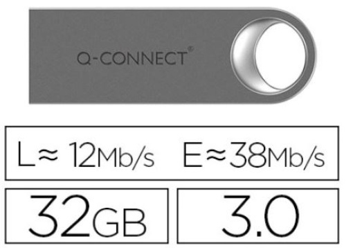 Pen Drive USB Q-connect Premium 32Gb 3.0