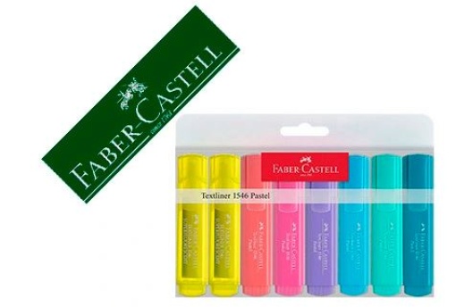 Marcador Fluorescente Faber-Castel Pastel (154681) Pastel Estojo 8unidades Sortidas