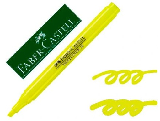 Marcador Fluorescente Faber-Castell Textliner 38 Amarelo (Caneta)