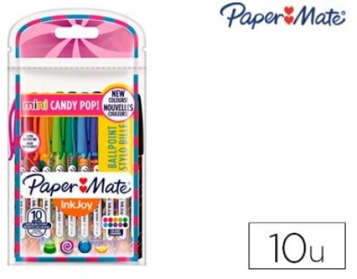 Esferografica Paper Mate Inkjoy 100 Candy Pop Blister 10un Cores Sortidas