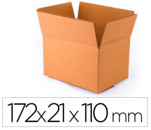 Caixa P/Embalar Q-Connect Castanha Duplo Canal 172x217x110mm