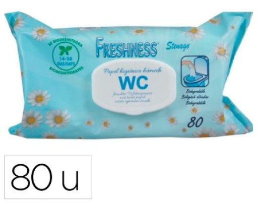 Papel Higienico Humido Freshness Perfumado (Toalhita) 80un