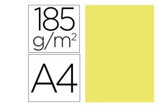 Cartolina Guarro A4 Kiwi 185gr Pack 50folhas