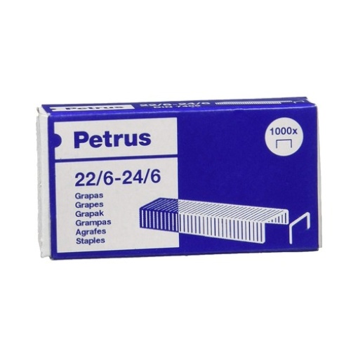 Agrafos Petrus 22/6 Galvanizado Cx.1000 (55723)