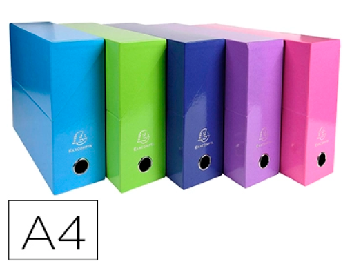 Caixa Transferencias Exacompta Iderama A4 L90 Cores Sortidas (89929E)