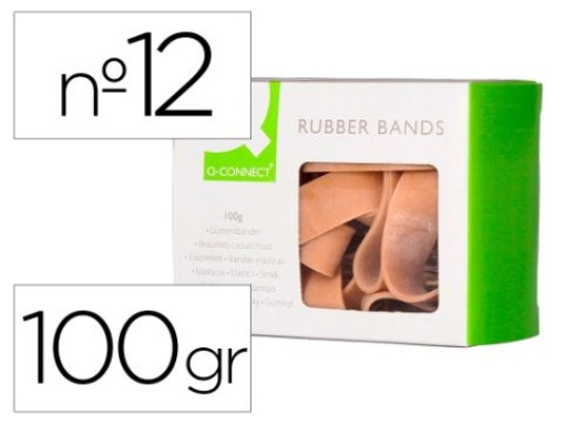 Banda Elastica Q-Connect 120x10mm Nº12 Cx.100gr (KF16648)