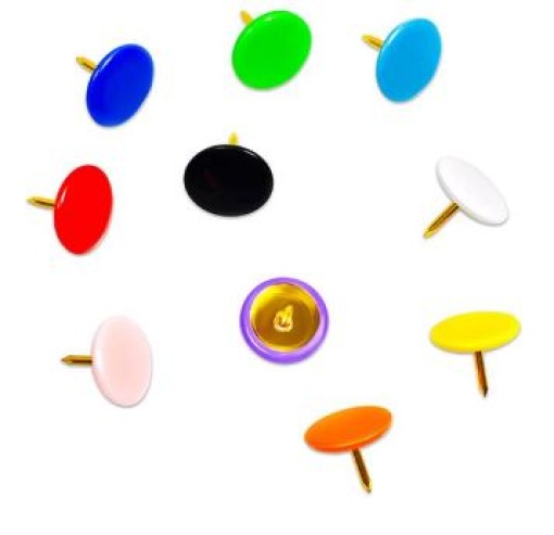 Pioneses Coloridos Epene Cx.100