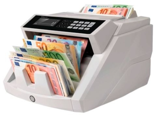 Detetor e Contador de Notas Falsas Safescan 2465S 7 Pontos de Verificacao Funcao de Adicionar (112-0540)