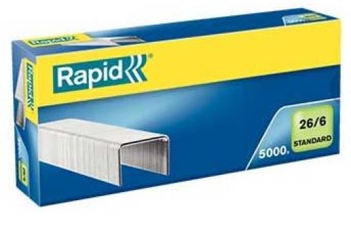 Agrafos Rapid 26/6mm Cx.5000un