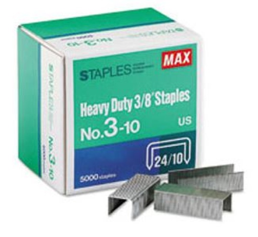 Agrafos 24/10 3-10 MAX (55/70 Folhas) Cx5000