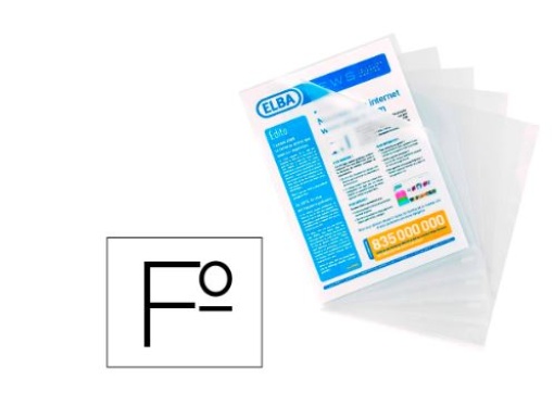 Pasta Dossier Elba Standard Folio Plastico 140 mic Laranja Cx.100