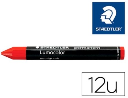 Lapis Staedtler Permanente Omnigraph 236-2 Vermelho Cx.12un