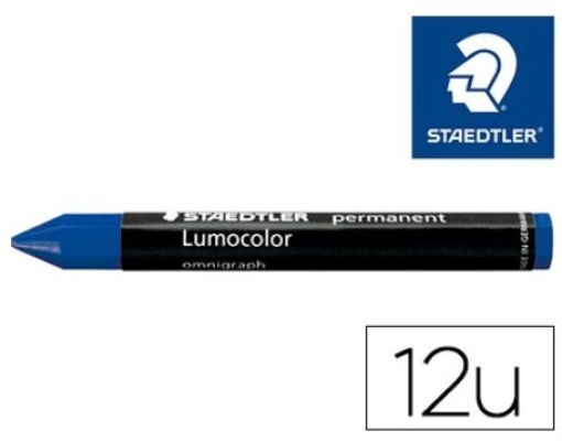 Minas Staedtler Lumocor Permanente Omnigraph 236 Azul