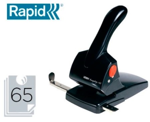 Furador Rapid HDC 65 Fashion Metalico/ABS Preto (20922601)