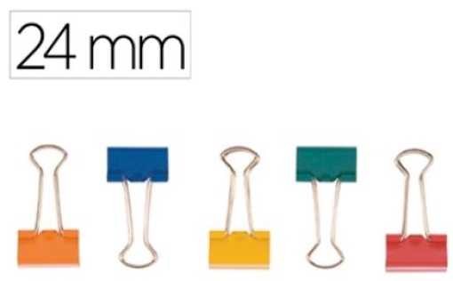 Mola Papeis Q-Connect Nº2 25mm Cores Sortidas Cx.10uni (KF01283)