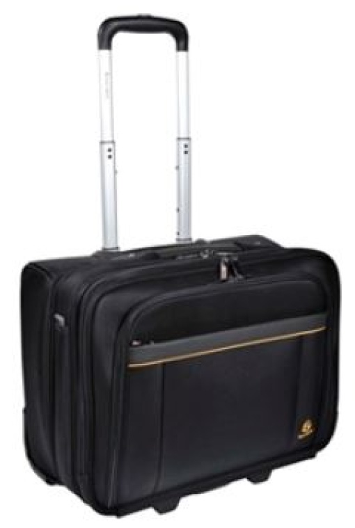 Mala para Portatil Exacompta Exactive ATE 15,6" C/ Rodas e Asa Telescopica Preto 450x255x395mm (18534E)