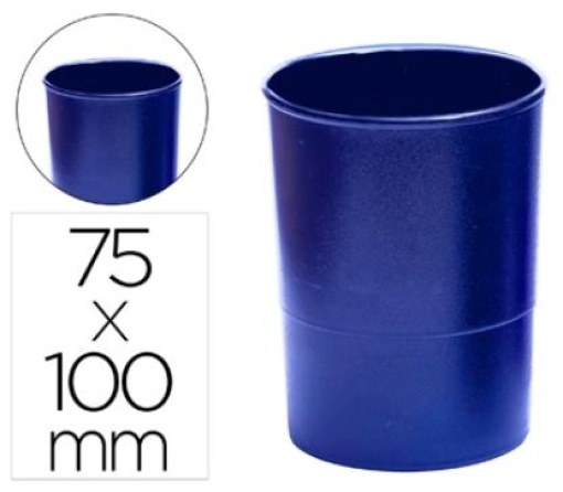 Porta Lapis Q-Connect Plastico Azul Opaco