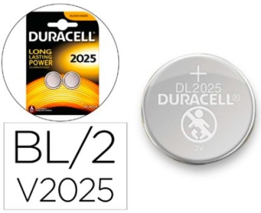 Pilha Duracell Alcalina CR2025 Blister 2un