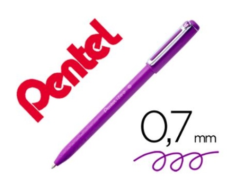 Esferografica Pentel Izee 0,7mm C/Tampa Violeta (BX457-V)