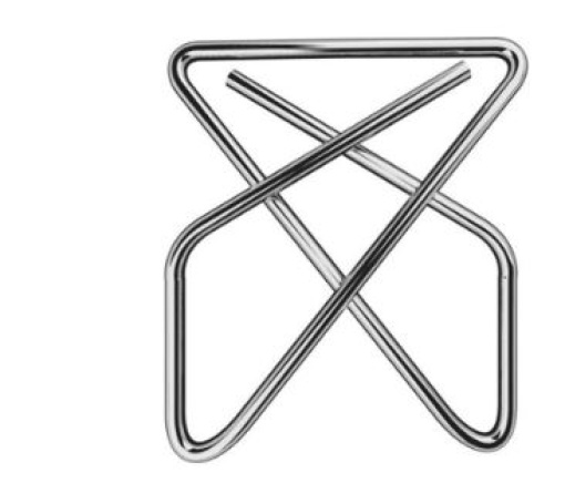 Clips Borboleta Pequenos Niquelados Cx.50uni (KF03722)