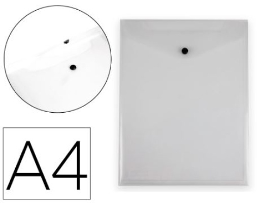 Pasta Dossier Liderpapel C/Mola e Fole Polipropileno A4 Vertical Trasnparente (DS84)