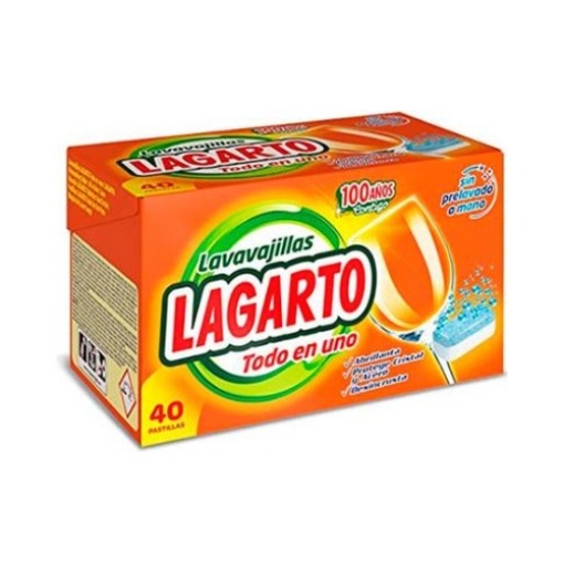 Lava Loiça Maquina Pastilha Lagarto Cx. 40un