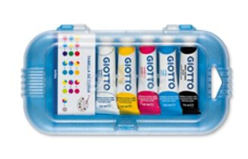 Guache Giotto 7,5ml Cores primarias Cx 5
