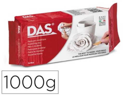 Pasta Modelar DAS Branca 1kg