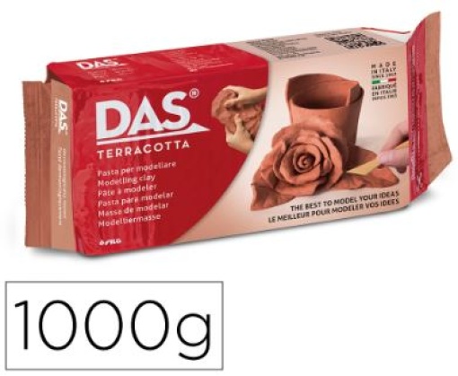 Pasta Modelar DAS Terracota 1kg