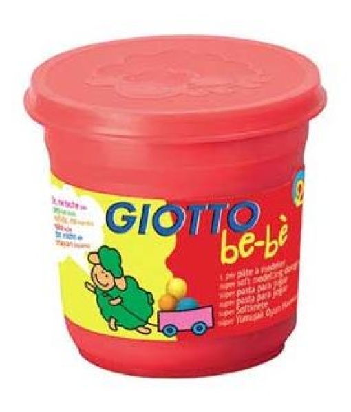 Pasta Modelar Giotto Be-Be 220gr Vermelho