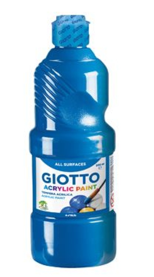 Guache Liquido Giotto Acrilico 500ml Azul