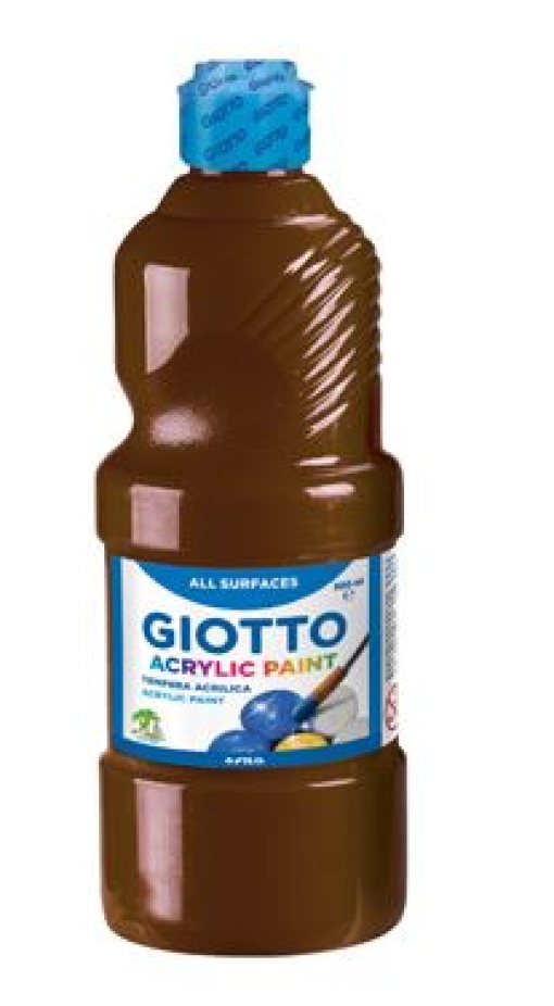 Guache Liquido Giotto Acrilico 500ml Castanho