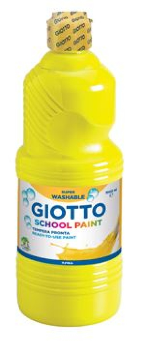 Guache Liquido Giotto Escolar 500ml Amarelo