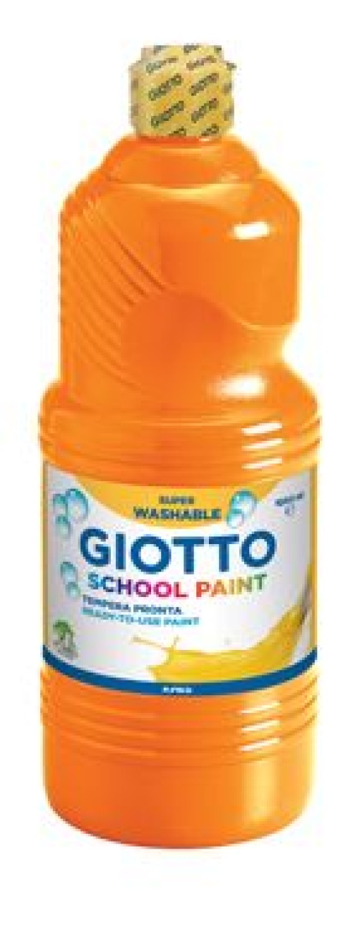 Guache Liquido Giotto Escolar 1 Litro Laranja