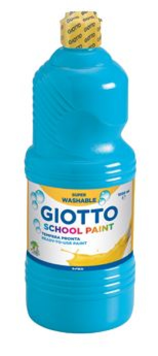 Guache Liquido Giotto Escolar 1 Litro Azul Claro