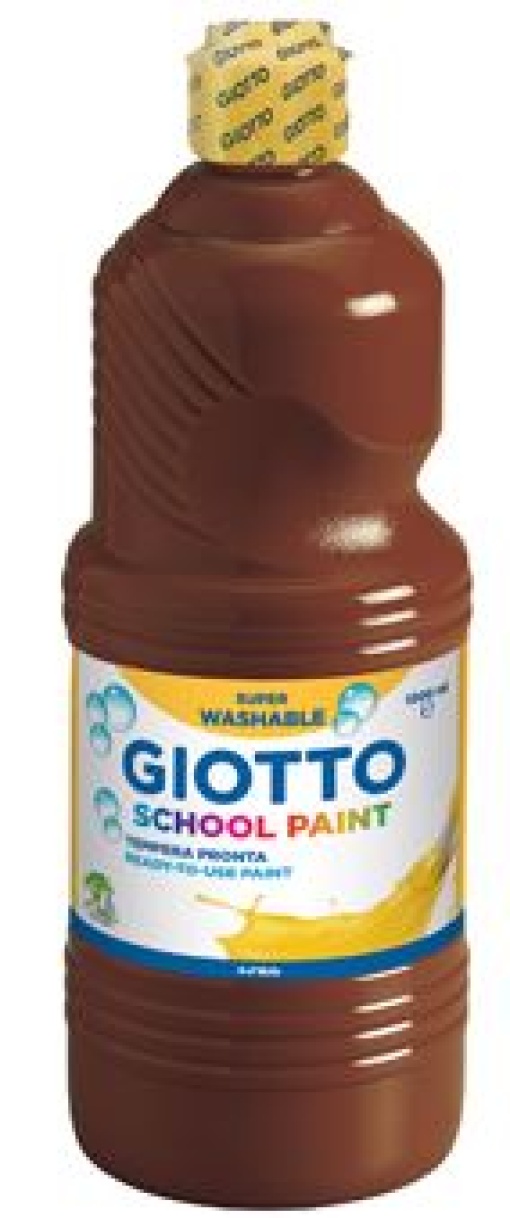 Guache Liquido Giotto Escolar 1 Litro Castanho