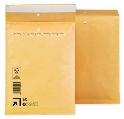 Envelopes Air-Bag Kraft 150x215 Nº0