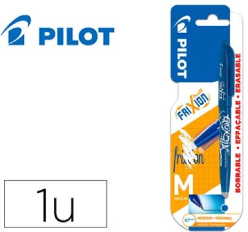 Esferografica Pilot Frixion Ball Apagavel 0,7mm Media Azul Blister (BFA)