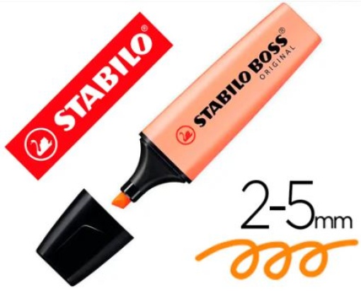 Marcador Fluorescente Stabilo Boss Pastel 70/125 Laranja Palido