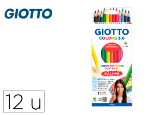 Lapis Cor Giotto Colors 3.0 Cx.12 Cores (F276600)