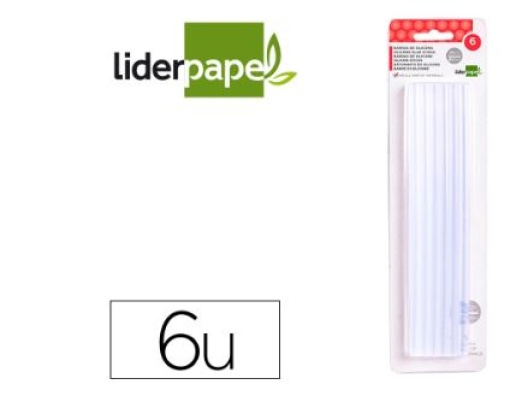 Barra Termofusivel Liderpapel 11mm x 200mm Emb.6uni (Cola Quente)