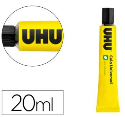 Cola Universal Bisnaga UHU Sem Solventes 20ml