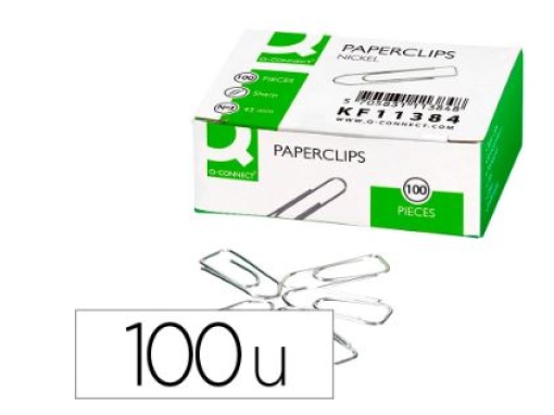 Clips Q-Connect Nº3 43mm Ponta em Bico Cx.100un (KF11384)