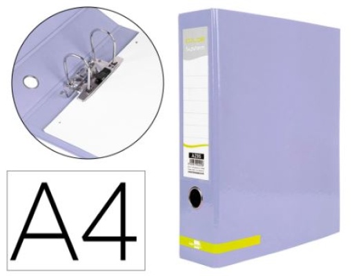 Pasta de Arquivo Liderpapel Color System Cartao A4 L80 S/Caixa Lavanda (AZ95)