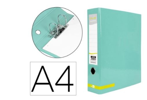 Pasta de Arquivo Liderpapel Color System Cartao A4 L80 S/Caixa Menta (AZ98)